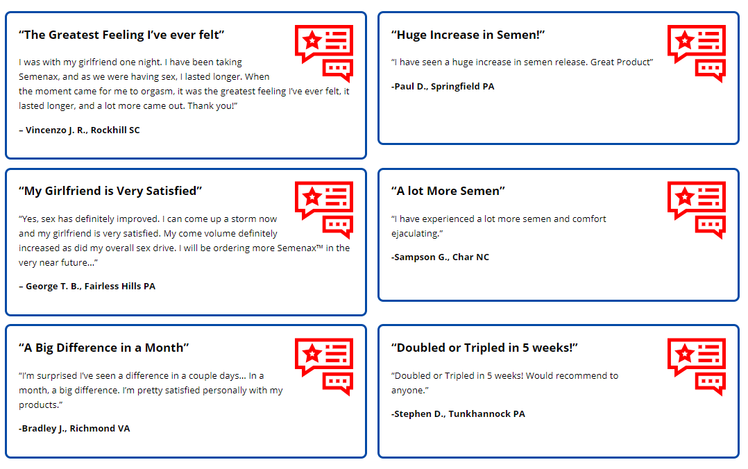 Semenax Reviews