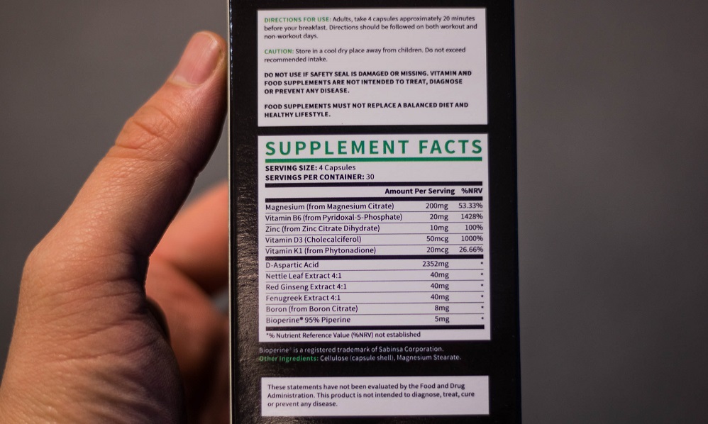 Testogen Ingredients